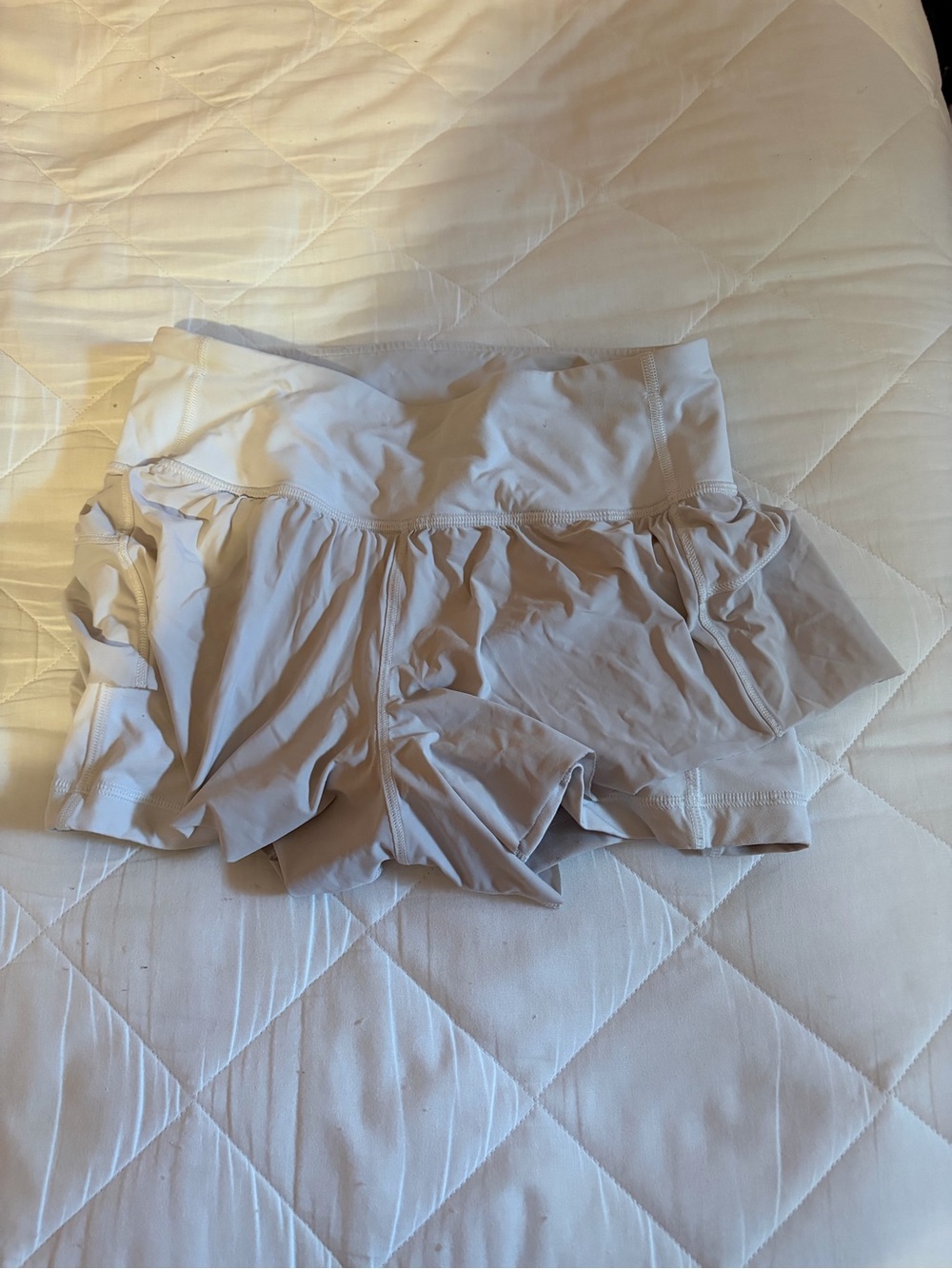 lululemon athletica white Active Shorts